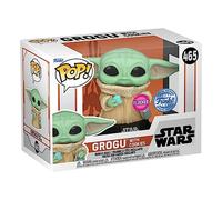 Funko Pop Grogu with Cookies Star Wars Special Edition Flocked n° 465