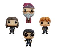 Funko Pop Harry Potter Pack 4 Harry Potter/Hermione Granger/Silente/Ron Weasley