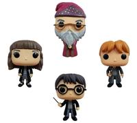Funko Pop Harry Potter Pack 4 Harry Potter/Hermione Granger/Silente/Ron Weasley