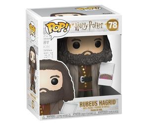 Funko POP! Harry Potter - Rubeus Hagrid with Cake | Gadget Ufficiale Fantasy - Personaggio in Vinile da Collezione - Idea Regalo Compleanno per Fan e Collezionisti