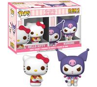 Funko Bundle Box - Hello Kitty POP! 2 Pack - Hello Kitty & Kuromi- Figura in Vinile da Collezione - Merchandising Ufficiale - Giocattoli per Bambini e Adulti - Anime Fans