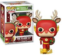 Funko Pop! Heroes: DC Holiday - Rudolph The Flash Comics - DC + Rudolph - Figura in Vinile da Collezione - Idea Regalo - Merchandising Ufficiale - Giocattoli per Bambini e Adulti - Comic Books Fans