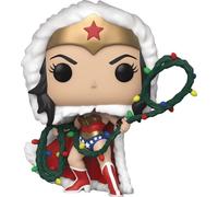 Funko Pop! Heroes: DC Holiday - Wonder Woman with Lights Lasso Comics WW - DC Comics - Figura in Vinile da Collezione - Idea Regalo - Merchandising Ufficiale - Giocattoli per Bambini e Adulti