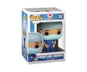 Funko Pop! Heroes: Front Line Worker-Male #1 - Heroes: Front Line Workers - Figura in Vinile da Collezione - Idea Regalo - Merchandising Ufficiale - Giocattoli per Bambini e Adulti