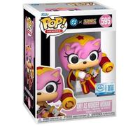 Funko – Figura in vinile da collezione – JLA & Sonic Amy Rose/Wonder Woman (Pop! Heroes 595)