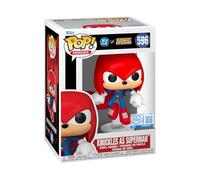 Funko Pop! Heroes: Justice League & Sonic - Knuckles as Superman - Sonic + DC Comics - Figura in Vinile da Collezione - Idea Regalo - Merchandising Ufficiale - Giocattoli per Bambini e Adulti