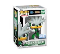 Funko Pop! Heroes: Justice League & Sonic - Silver/Green Lantern Hybrid/GL - Sonic + DC Comics - Figura in Vinile da Collezione - Idea Regalo - Merchandising Ufficiale - Video Games Fans