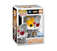 Funko Pop! Heroes: Justice League & Sonic - Tails/Cyborg Hybrid/Cyborg - Sonic + DC Comics - Figura in Vinile da Collezione - Idea Regalo - Merchandising Ufficiale - Giocattoli per Bambini e Adulti