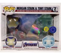 Funko Pop IN Scatola Esclusivo Marvel Avengers Endgame Morgan Tony Stark 2 Pack