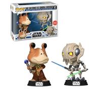 Funko Pop Jar Binks Vs General Grevious Special Edition 2 Pack con protezione in plastica, 76862