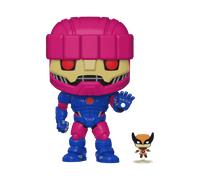 Funko Pop Jumbo Marvel X-Men - Sentinel con Wolverine #1054 Vinyl Figure