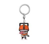 Funko Pop! Keychain: Chainsaw Man - Chainsaw Man - Mini Figura in Vinile da Collezione Novità Portachiavi - Riempitivi per Calze - Idea Regalo - Merchandising Ufficiale - Anime Fans - Minifigure
