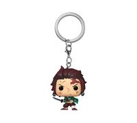 Funko Pop Keychain: Demon Slayer - Tanjiro Kamado - Bloody Novelty Keyring - Co