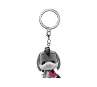 Funko Pop! Keychain: Disney - Eeyore With Heart - Flocked - Winnie The Pooh - Mini Figura in Vinile da Collezione Novità Portachiavi - Riempitivi per Calze - Idea Regalo - Merchandising Ufficiale