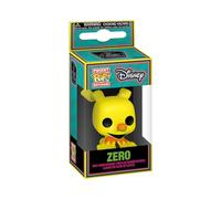 Funko Pop! Keychain: Disney The Nightmare Before Christmas - Blacklight - Zero - Disney: The Nightmare Before Christmas - Mini Figura in Vinile da Collezione Novità Portachiavi - Idea Regalo