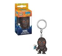 Funko Pop! Keychain: Godzilla Vs King Kong with Battle Axe - Godzilla Vs Kong - Mini Figura in Vinile da Collezione novità Portachiavi - Riempitivi per Calze - Idea Regalo - Merchandising Ufficiale
