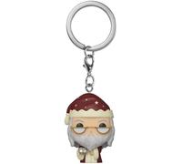Funko Pop! Keychain: Harry Potter Holiday - Albus Dumbledore 1 - Albus Silente- Mini Figura in Vinile da Collezione novità Portachiavi - Riempitivi per Calze - Idea Regalo - Movies Fans