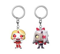 Funko POP! Keychain: Hazbin Hotel - Charlie & Vaggie - 2 Pack - Portachiavi Portachiavi originale - Mini figura da collezione - Regalo da calza - Idea regalo - Prodotto ufficiale