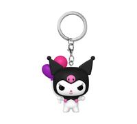 Funko Pop! Keychain: HK - Kuromi - (BLN) - Hello Kitty - Mini Figura in Vinile da Collezione Novità Portachiavi - Riempitivi per Calze - Idea Regalo - Merchandising Ufficiale - Cartoons Fans