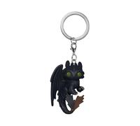 Funko Pop! Keychain: How To Train Your Dragon Live Action - Toothless - Mini Figura in Vinile da Collezione Novità Portachiavi - Riempitivi per Calze - Idea Regalo - Merchandising Ufficiale