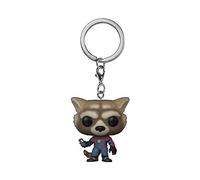 Funko Pop! Keychain: Marvel - Guardians Of The Galaxy 3 - Rocket Raccoon - Guardiani Della Galassia - Mini Figura in Vinile da Collezione Novità Portachiavi - Riempitivi per Calze - Idea Regalo