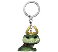 Funko POP! Keychain: Marvel - Loki - Alligator Loki - Mini Figura in Vinile da Collezione Novità Portachiavi - Riempitivi per Calze - Idea Regalo - Merchandising Ufficiale - TV Fans - Minifigure