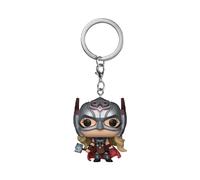 Funko Pop! Keychain: Marvel: Thor: Love And Thunder - Mighty Thor - Mini Figura in Vinile da Collezione Novità Portachiavi - Riempitivi per Calze - Idea Regalo - Merchandising Ufficiale - Minifigure