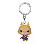Funko Pop! Keychain: MHA - All Might - (Silver Age) - My Hero Academia - Mini Figura in Vinile da Collezione Novità Portachiavi - Riempitivi per Calze - Idea Regalo - Merchandising Ufficiale