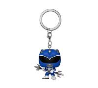 Funko Pop! Keychain: Mighty Morphin Power Rangers 30th - Blue Ranger - Power Rangers TV - Mini Figura in Vinile da Collezione Novità Portachiavi - Riempitivi per Calze - Idea Regalo - TV Fans
