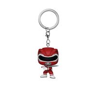 Funko Pop! Keychain: Mighty Morphin Power Rangers 30th - Red Ranger - Power Rangers TV - Mini Figura in Vinile da Collezione Novità Portachiavi - Riempitivi per Calze - Idea Regalo - TV Fans