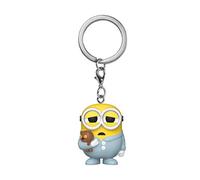 Funko POP! Keychain: Minions 2 - Pajama Bob | Gadget Ufficiale - Portachiavi con Mini Personaggio da Collezione per Chiavi, Zaino e Borsa - Pensierino e Regalo per Feste