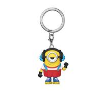 Funko Pop! Keychain: Minions 2- Roller Skating Stuart - Despicable Me: Minions - Mini Figura in Vinile da Collezione Novità Portachiavi - Riempitivi per Calze - Idea Regalo - Merchandising Ufficiale