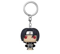 Funko POP! Keychain: Naruto - Itachi Uchiha (Moonlit) | Gadget Ufficiale Anime - Portachiavi Mini Personaggio per Chiavi, Zaino e Borsa - Pensierino e Regalo per Feste