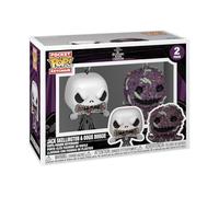 Funko POP! Keychain: Nightmare Before Christmas 2 Pack - Jack & Oogie | Gadget Ufficiale Cartoon/Animation - Portachiavi Mini Personaggio per Chiavi, Zaino e Borsa - Pensierino e Regalo per Feste