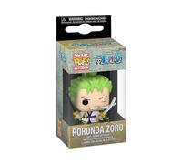 Funko POP! Keychain: One Piece - Roronoa Zoro | Gadget Ufficiale Anime - Portachiavi Mini Personaggio per Chiavi, Zaino e Borsa - Pensierino e Regalo per Feste