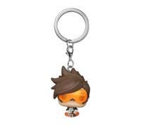 Funko POP! Keychain: Overwatch 2 - Tracer - Mini Figura in Vinile da Collezione Novità Portachiavi - Riempitivi per Calze - Idea Regalo - Merchandising Ufficiale - Video Games Fans - Minifigure