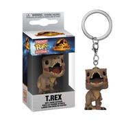 Funko Pop! Keychain: JW3 - T-Rex - T.Rex - Jurassic Park- Mini Figura in Vinile da Collezione Novità Portachiavi - Riempitivi per Calze - Idea Regalo - Merchandising Ufficiale - Movies Fans