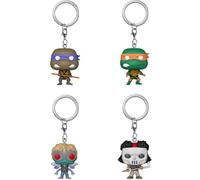 Funko Pop! Keychain: Teenage Mutant Ninja Turtles - Leonardo - TMNT Retro/Classic - Mini Figura in Vinile da Collezione Novità Portachiavi - Riempitivi per Calze - Idea Regalo - TV Fans - Minifigure