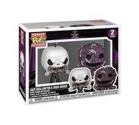 Funko Pop! Keychain: The Nightmare Before Christmas 2pk - Jack Skellington/Oogie - TNBC - Mini Figura in Vinile da Collezione Novità Portachiavi - Riempitivi per Calze - Idea Regalo - Movies Fans