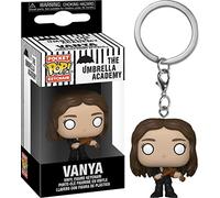 Funko Pop! Keychain: Umbrella Academy - Vanya Hargreeves - Bianco Chase - Mini Figura in Vinile da Collezione Novità Portachiavi - Riempitivi per Calze - Idea Regalo - Merchandising Ufficiale