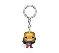 Funko Pop! Keychain: WW 80th-Wonder Woman - (Flashpoint) - DC Comics- Mini Figura in Vinile da Collezione Novità Portachiavi - Riempitivi per Calze - Idea Regalo - Merchandising Ufficiale