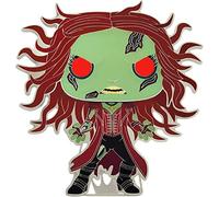 Funko Pop! Large Enamel Pin MARVEL: Marvel - Scarlet Witch - What If - ZOMBIE WANDA MAXIMOFF - Marvel What If Spille Smaltate - Spilla da Collezione Carina - per gli Zaini & Borse - TV Fans