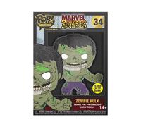 Funko Pop! Large Enamel Pin MARVEL: Zombie Hulk - Hulk - Marvel Zombies Spille Smaltate - Spilla da Collezione Carina - per gli Zaini & Borse - Idea Regalo - Merchandising Ufficiale
