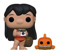 Lilo & Stitch Disney Funko POP Animazione Vinile Figura Lilo con Pudge 9 cm
