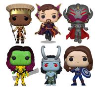 Funko Pop Lot Bundle Di 6 Marvel What If - Doctor Strange, Loki, Gamora E Altro
