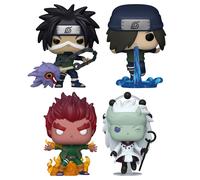 Funko Pop Lotto Bundle Di 4 Naruto Shippuden - Might Guy, Madara Uchiha E Altro