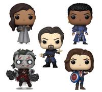 Funko Pop Lotto Di 5 Marvel Multiverse Di Follia - Sinister & Dead Strange & Più