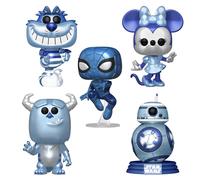 Funko Pop Lotto Di 5 Star Wars Disney Marvel Make-a-Wish - BB-8,Spider-Man & Più