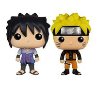Funko Pop Lotto Pacchetto Di 2 Naruto Shippuden - Naruto, Sasuke