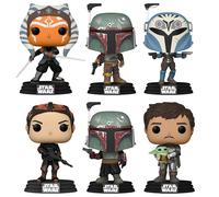 Funko Pop Lotto Pacchetto Di 6 Star Wars Il Mandalorian - Ahsoka,Boba Fett & Più